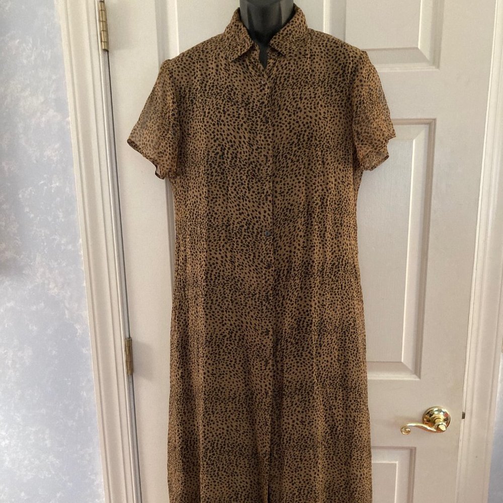 Bobby Bee sheer Silk, lined dress